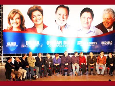Osmar Dias e Dilma reúnem 200 prefeitos