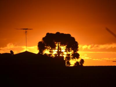 Lindo pôr-do-sol em Campo Largo