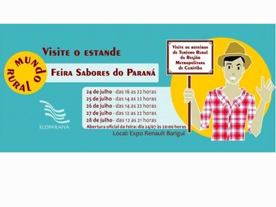 Feira Sabores do Paraná expõe turismo e produtos de Campo Largo