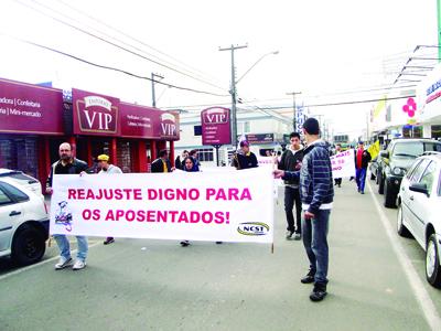 Pouca adesão ao protesto