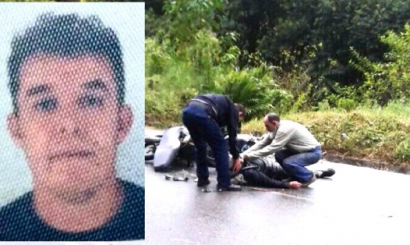 Motociclista morre em colisão frontal entre motos em Bateias