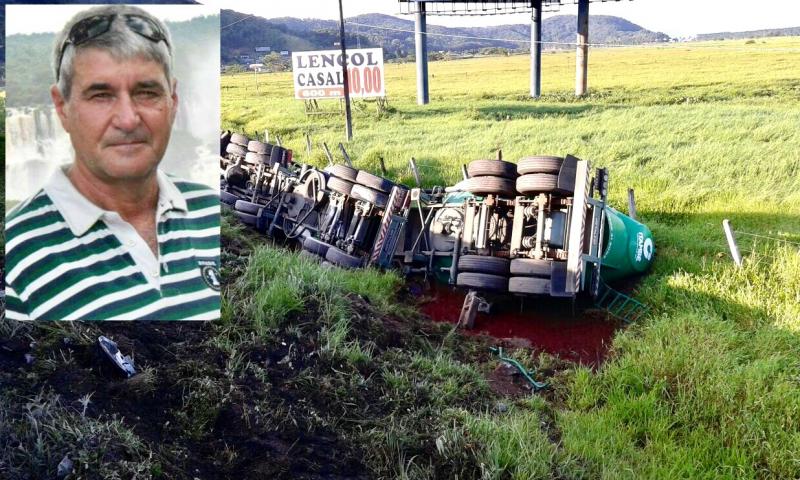 Caminhoneiro campo-larguense morre em acidente em SC