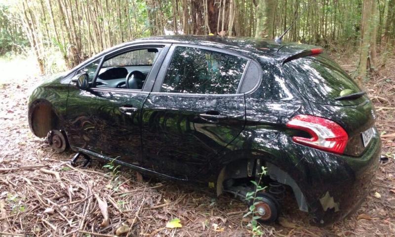 GM recupera no Passaúna um Peugeot roubado em Curitiba 