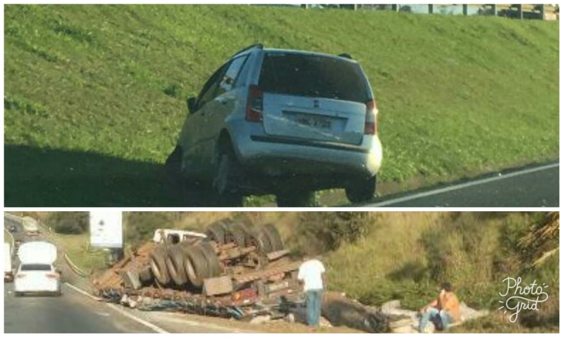 Acidentes nas duas pistas entre Campo Largo e Curitiba