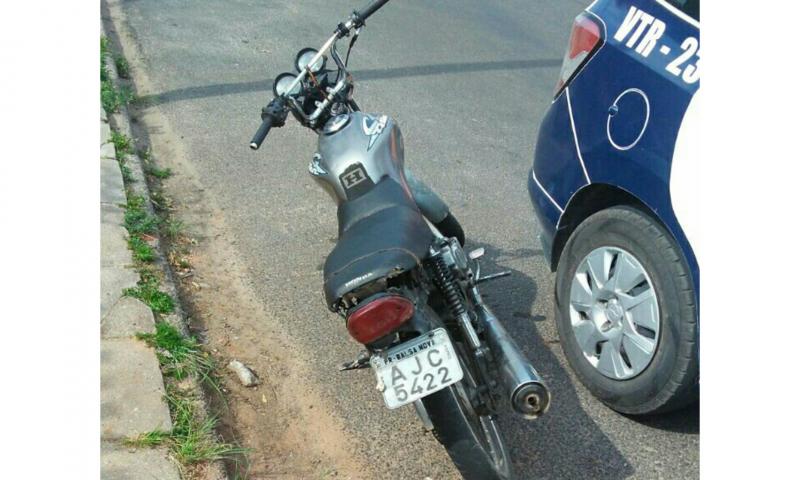 GM apreende menor com moto roubada