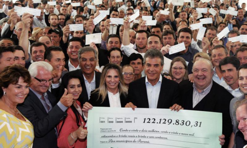 Campo Largo recebe repasse de mais de R$ 1 milhão do Governo do Estado