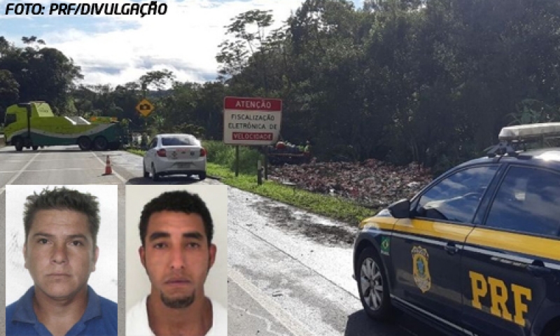 Campo-larguenses morrem em tombamento de caminhão de leite na BR-277 no litoral do Paraná