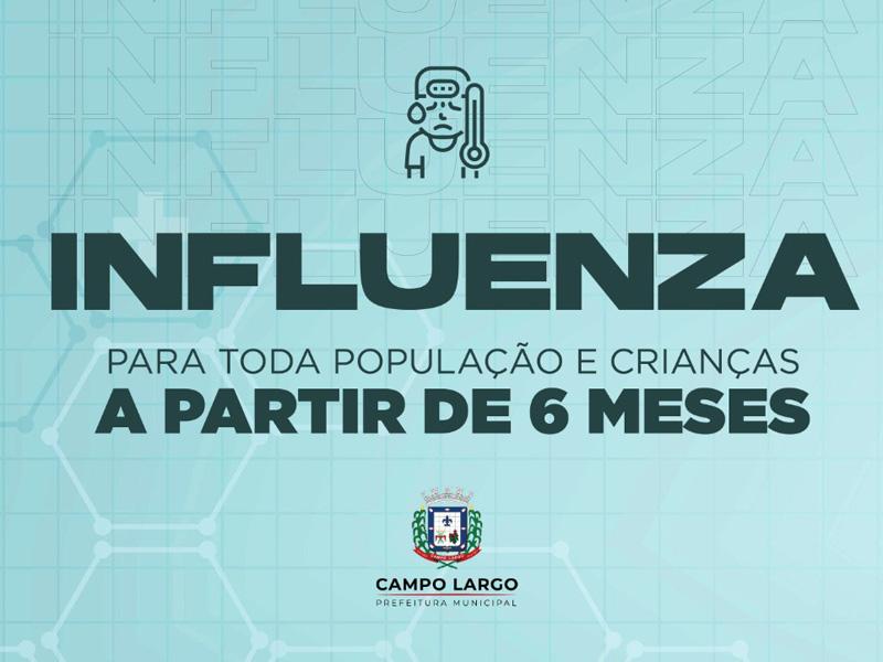 Campo Largo reforça importância da vacinação contra influenza