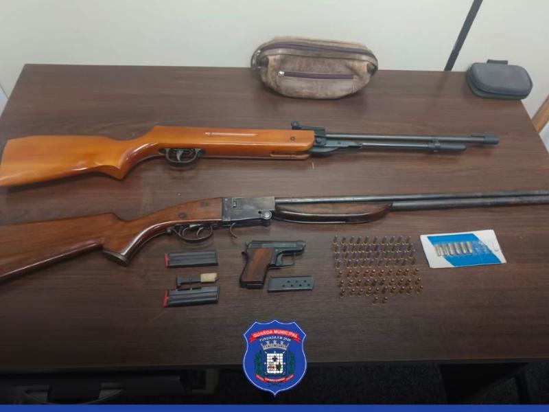 Homem é preso por porte ilegal de arma e embriaguez ao volante em Campo Largo