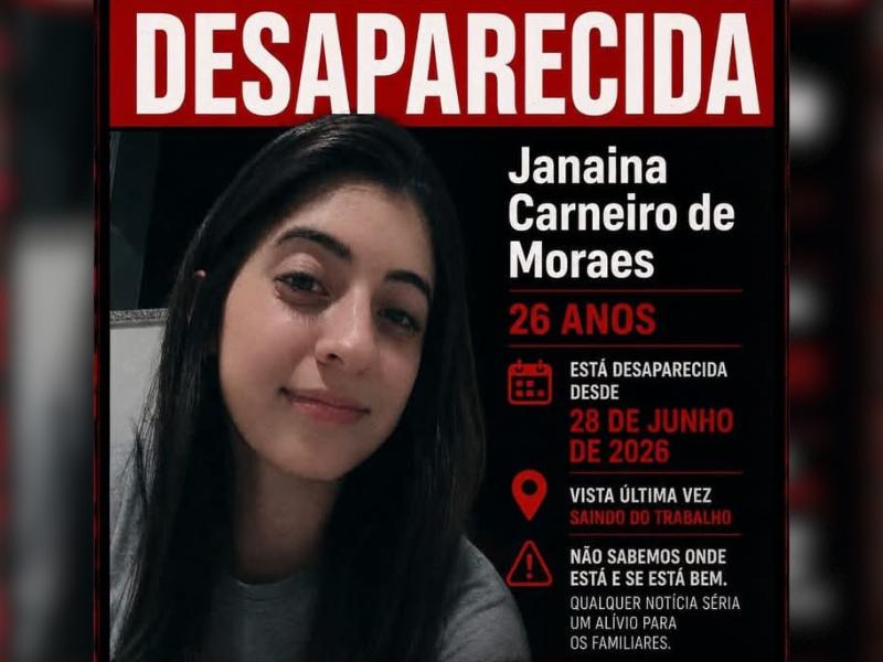 Família procura jovem desaparecida há mais de duas semanas em Campo Largo
