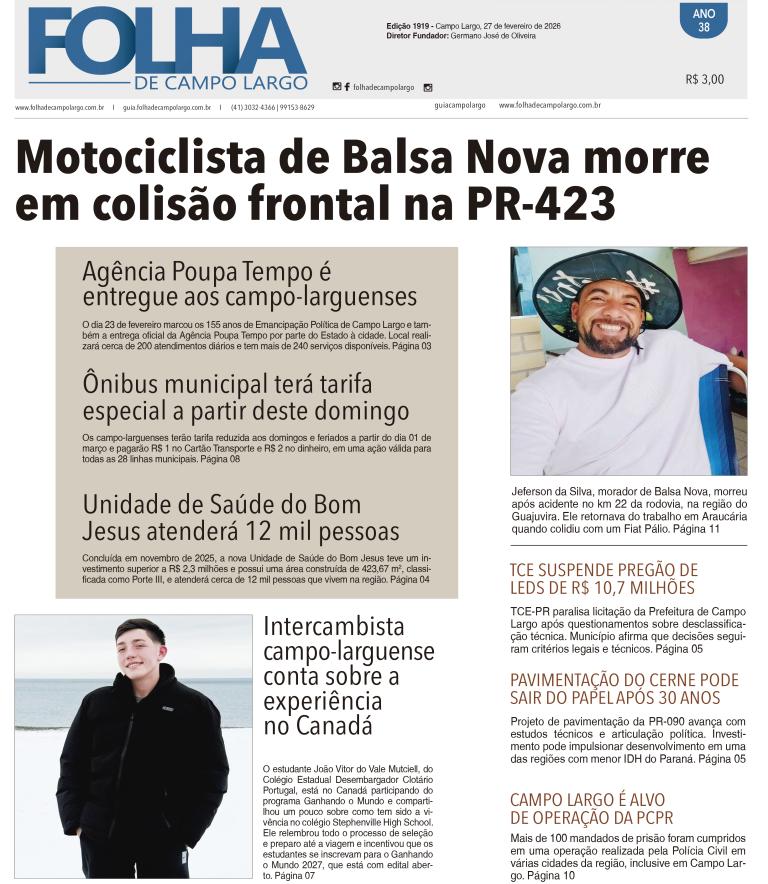  - Folha de Campo Largo