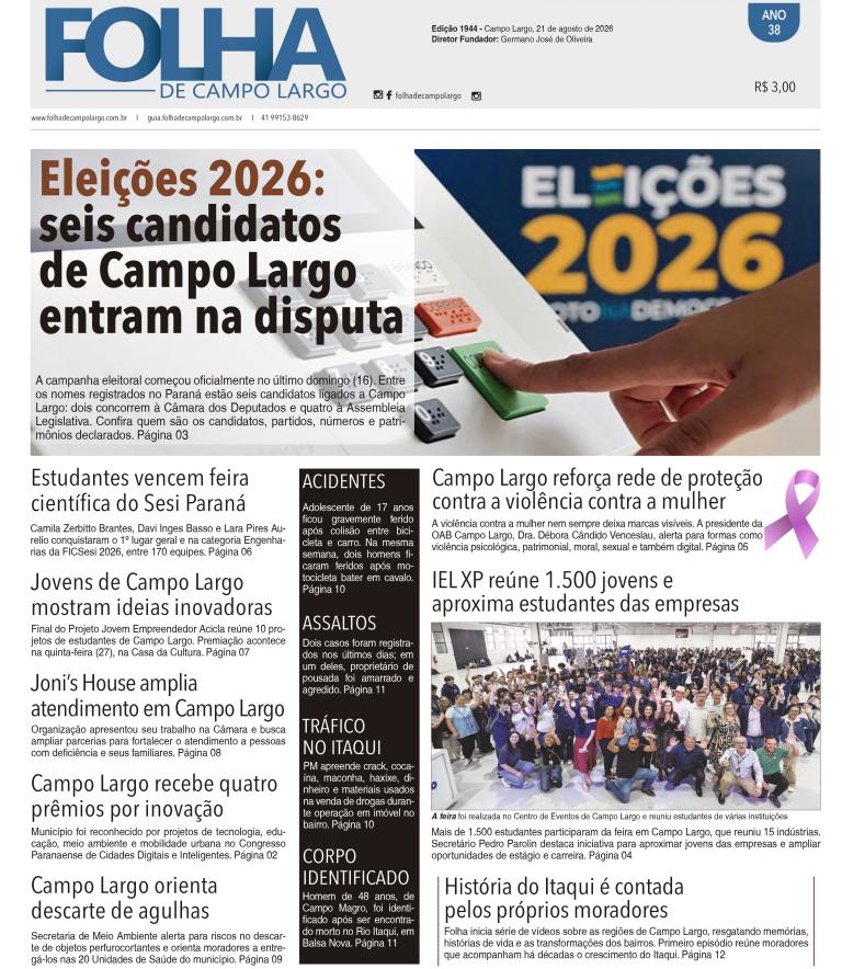  - Folha de Campo Largo