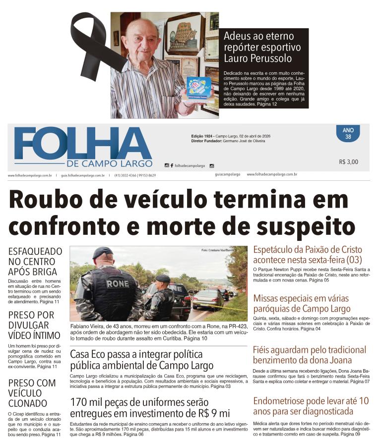  - Folha de Campo Largo
