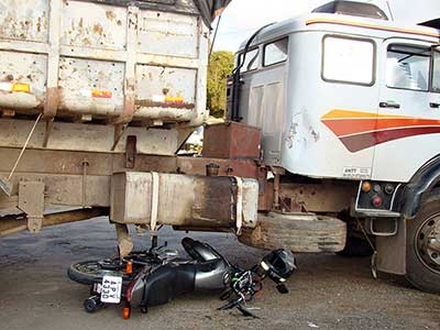 Colisão de moto