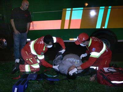 Acidente no cruzamento da 277 