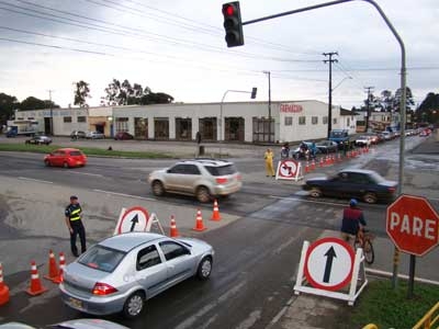 Operação Retorno organiza fluxo de  veículos 