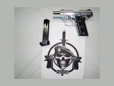 Grupo Tático apreende arma usada em homicídio