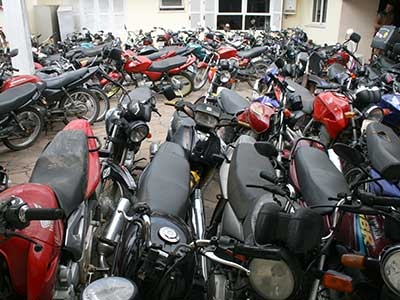 Pátio lotado