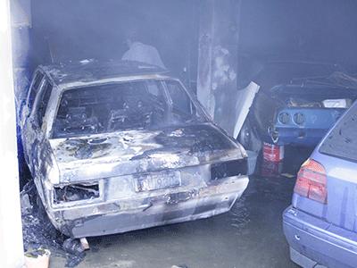 Incêndio em oficina no Jardim Social