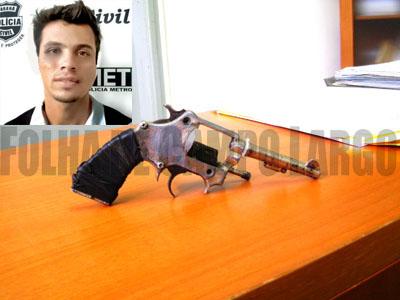 GM prende rapaz por porte de arma