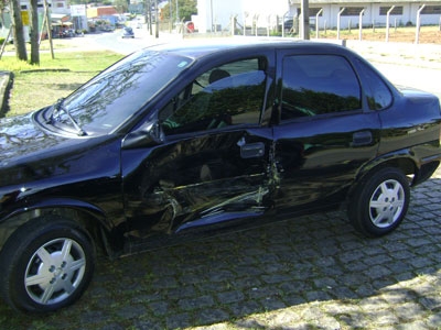 Acidente Carro x Ônibus