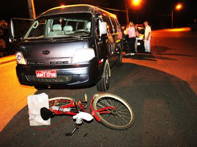 Ciclista fica ferido na Rondinha