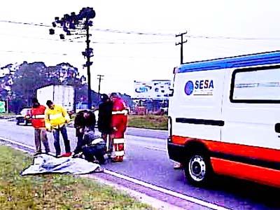 Queda de ambulância
