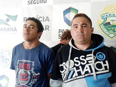 PM prende suspeitos de assalto