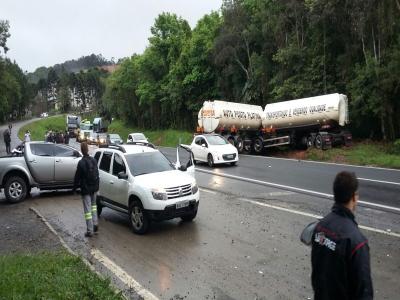 Grave acidente na descida da Serra de São Luiz