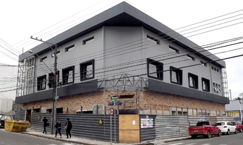 Obras do Clube União mudam a paisagem do Centro