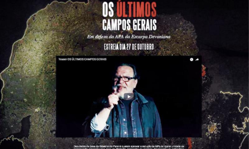Site em defesa da APA da Escarpa Devoniana faz pressão nos deputados
