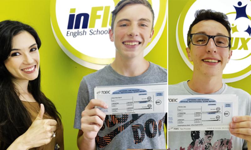 InFlux comemora resultados dos alunos em teste internacional