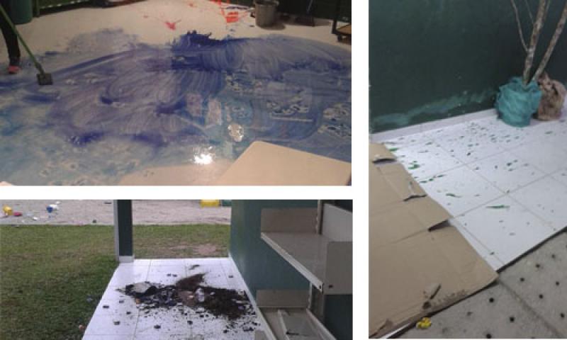Vandalismo mais uma vez causa revolta no CAIC 