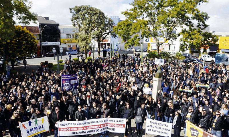 Greve Geral: Trabalhadores de Campo Largo fazem história