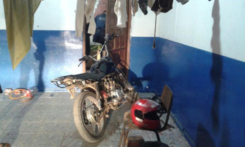 GM recupera em Bateias moto furtada em Almirante