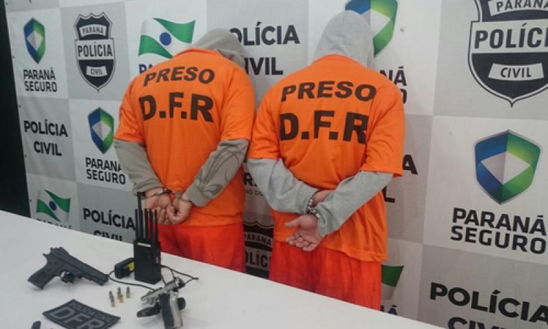 DFR prende suspeitos de roubo a caminhão e carga de leite em Balsa Nova