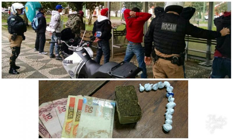 ROCAM apreende menor com droga em abordagem no Iara