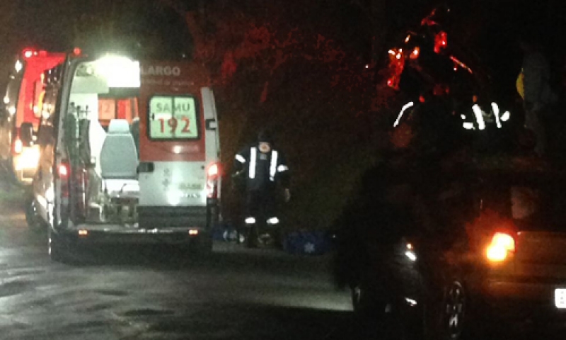 Casal ferido em acidente na antiga BR 277