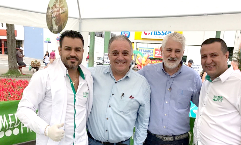 Med Prev reforça preocupação em levar saúde à população em evento na Praça do Museu