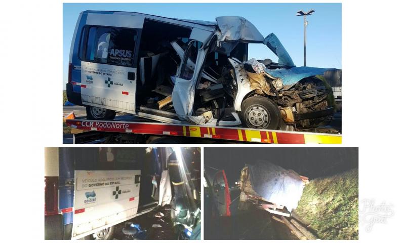 Colisão traseira no km 124 deixa vários feridos