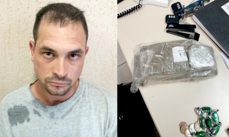 PM prende suspeito com Maconha na Ferraria