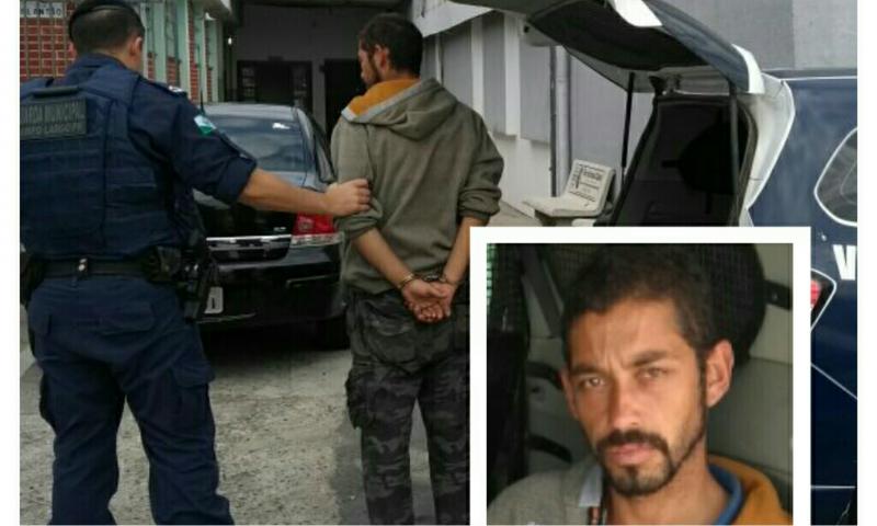 Preso pela GM com Mandado na Praça Romano Zanlorenzi