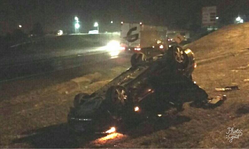 Motorista sai ileso de capotamento na BR 277