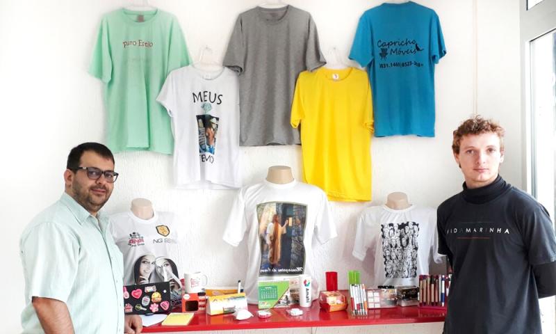 Empresa personaliza produtos a partir de uma unidade