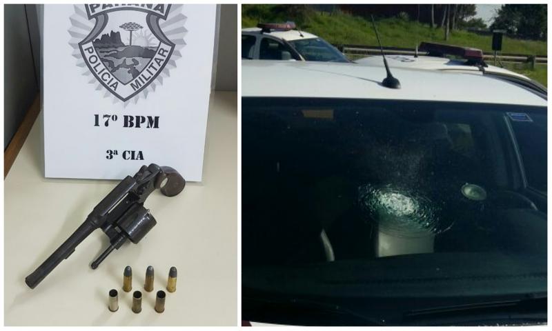 PM acionada para roubo e apreende arma em desavença
