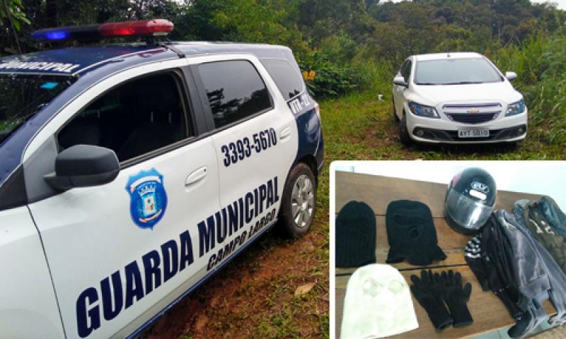 Onix tomado de assalto na CIC recuperado pela GM em Bateias
