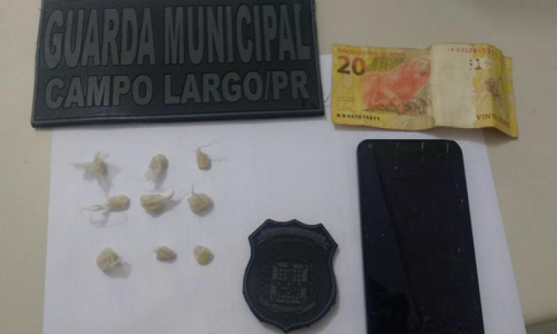 GM apreende menor com droga no São Vicente