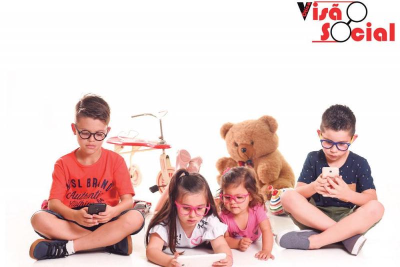 Ótica Visão Social orienta cuidados com a criança