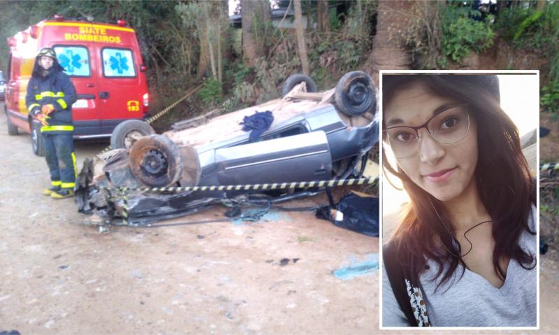 Uma jovem de 20 anos morre em capotamento na Estrada do Felpudo