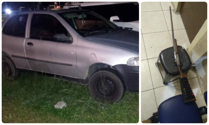 Homem é preso pela Polícia Militar com espingarda em Balsa Nova